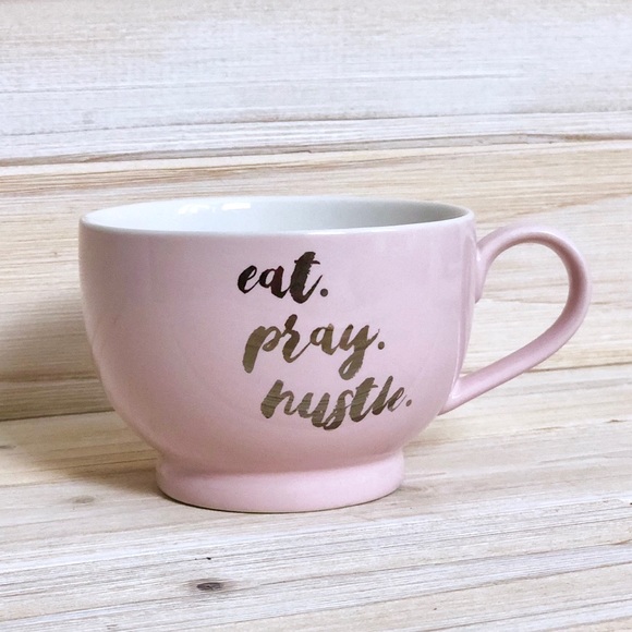 Ten Strawberry Street Other - 10 Strawberry St. Eat Pray Hustle Coffee Mug Cross